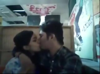 indian  Bangladeshi bf gf in restaurant 1 hidden cam