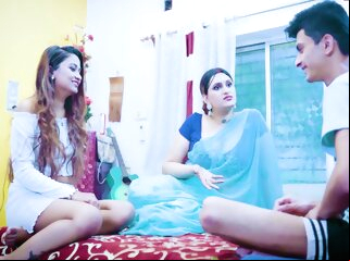 brunette hd Desi Indian Stepmom Teaches How To Fuck With Stepson And Stepdaughter ( Step Family Threesome ) amateur